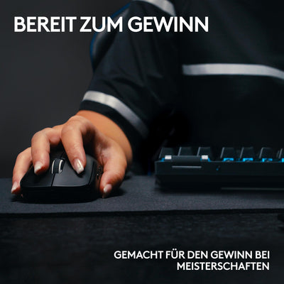 Logitech G PRO X SUPERLIGHT 2 LIGHTSPEED Kabellose Gaming-Maus, Lightweight, 60g, 8K-Abrufrate, LIGHTFORCE Hybrid-Schalter, HERO 2 Sensor, 44K DPI, 5 programmierbare Tasten, USB-C, PC/Mac - Weiß