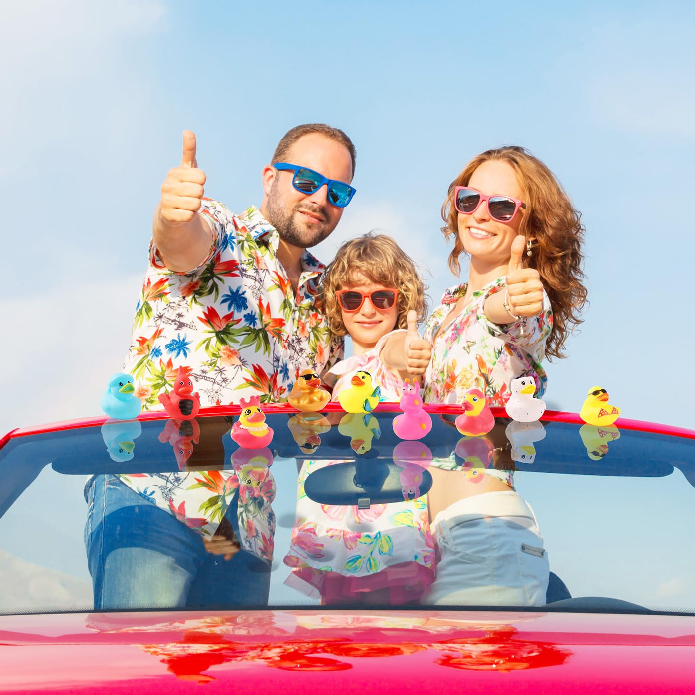 30 Stück Gummi Badeenten, Quietscheente Rubber Duck Badewannen Dekoration Gummi Enten Lustig für Schwimmbäder und Badewannen