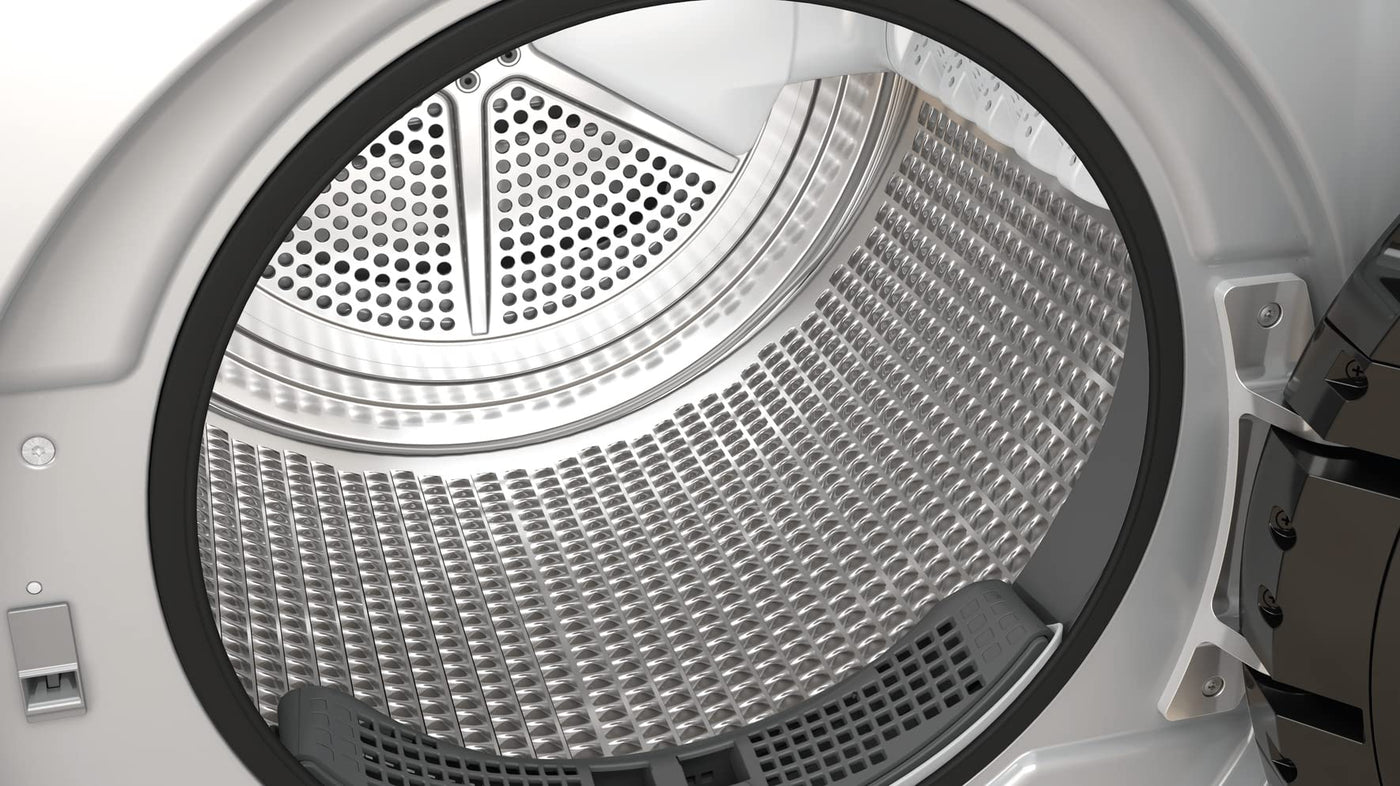 Bauknecht B8 D94WB DE Wärmepumpentrockner/9 kg/100% Faserpflege dank GentlePowerTechnologie/AutoCleaning/Knitterschutz/EcoMonitor/Bügelleicht-Programm/Anti-Allergie-Programm Weiß