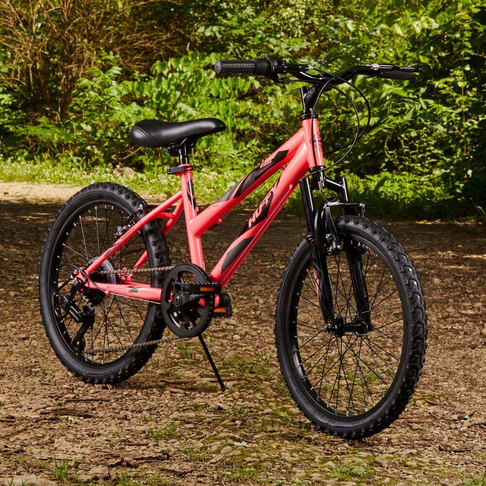 Huffy Mädchen Stone Mountain Mountainbike, 50,8 cm (20 Zoll), Pink, Rose, 51 cm