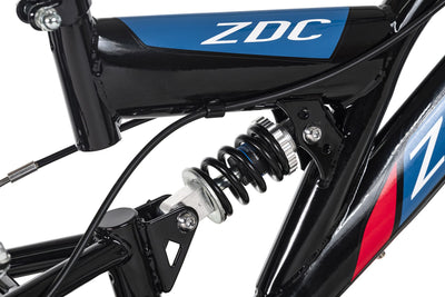 KS Cycling Mountainbike Fully ATB 20" Zodiac schwarz-rot RH 31 cm