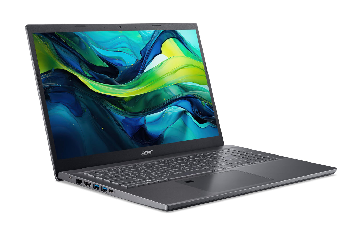 Acer Aspire 5 (A515-57-58LU) Laptop | 15, 6 FHD Display | Intel Core i5-1235U | 16 GB RAM | 512 GB SSD | Intel Iris Xe Graphics | Windows 11 | QWERTZ Tastatur | grau