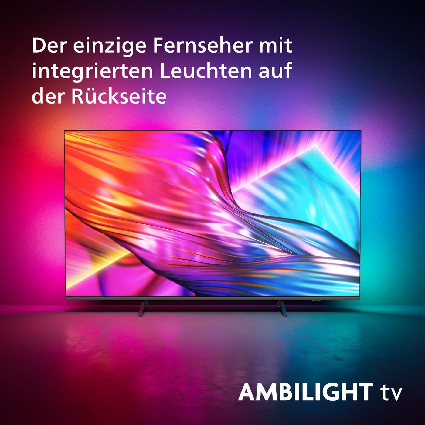 Philips Ambilight 75PUS8909 4K LED Smart TV - 75-Zoll Display mit Pixel-präziser Ultra HD Titan OS Plattform und Dolby Atmos-Klang. Funktioniert mit Alexa und Google Sprachassistent – Anthrazitgrau
