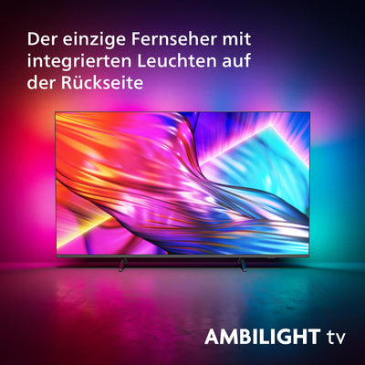 Philips Ambilight 75PUS8909 4K LED Smart TV - 75-Zoll Display mit Pixel-präziser Ultra HD Titan OS Plattform und Dolby Atmos-Klang. Funktioniert mit Alexa und Google Sprachassistent – Anthrazitgrau