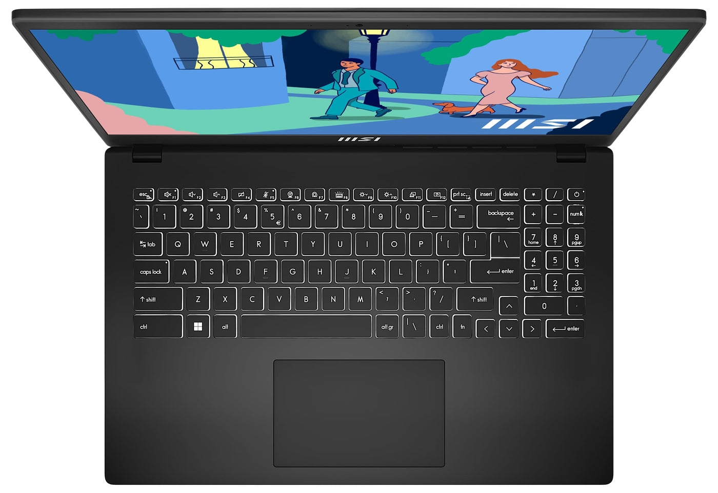 MSI Modern 15 Lifestyle & Business Laptop, 15,6 Zoll Full HD Display, AMD Ryzen 5 7530U Prozessor, 16 GB DDR4 RAM, 512GB SSD, AMD Radeon Graphics, Windows 11 Home, Schwarz, B7M-284