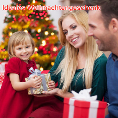 48 Stück Weihnachten Kratzbilder für Kinder, Regenbogen Scratch Art Set Kratzpapier zum Basteln, Scratch Paper mit 8 Holzstiften 48 Bändern Für Weihnachtsdeko, Adventskalender Füllung Für Kinder