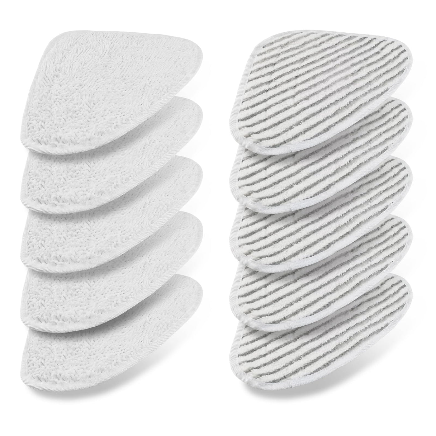 10 Pack für Vileda Dampfreiniger Steam Ersatzbezüge Mikrofasern Set, für Vileda Steam Plus Bodenwischer Dampfreiniger Wiederverwendbar, für Alle Flecken Entfernen Boden