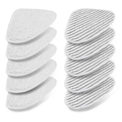 10 Pack für Vileda Dampfreiniger Steam Ersatzbezüge Mikrofasern Set, für Vileda Steam Plus Bodenwischer Dampfreiniger Wiederverwendbar, für Alle Flecken Entfernen Boden