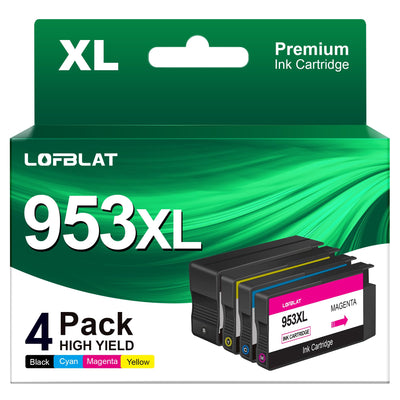 LOFBLAT 953XL Multipack Druckerpatronen Ersatz für HP Officejet Pro 8715 8710 für HP Officejet Pro7720 7740 8730 8720 8725 8210 Drucker