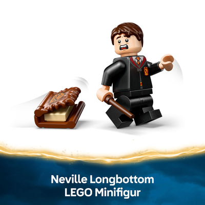 LEGO Harry Potter Beißendes Monsterbuch der Monster – Interaktives Spielzeug mit Rückziehmotor und beißendem Mund – mit Neville Longbottom Mini-Figur – Geschenk für Kinder, Harry Potter Fans – 76449