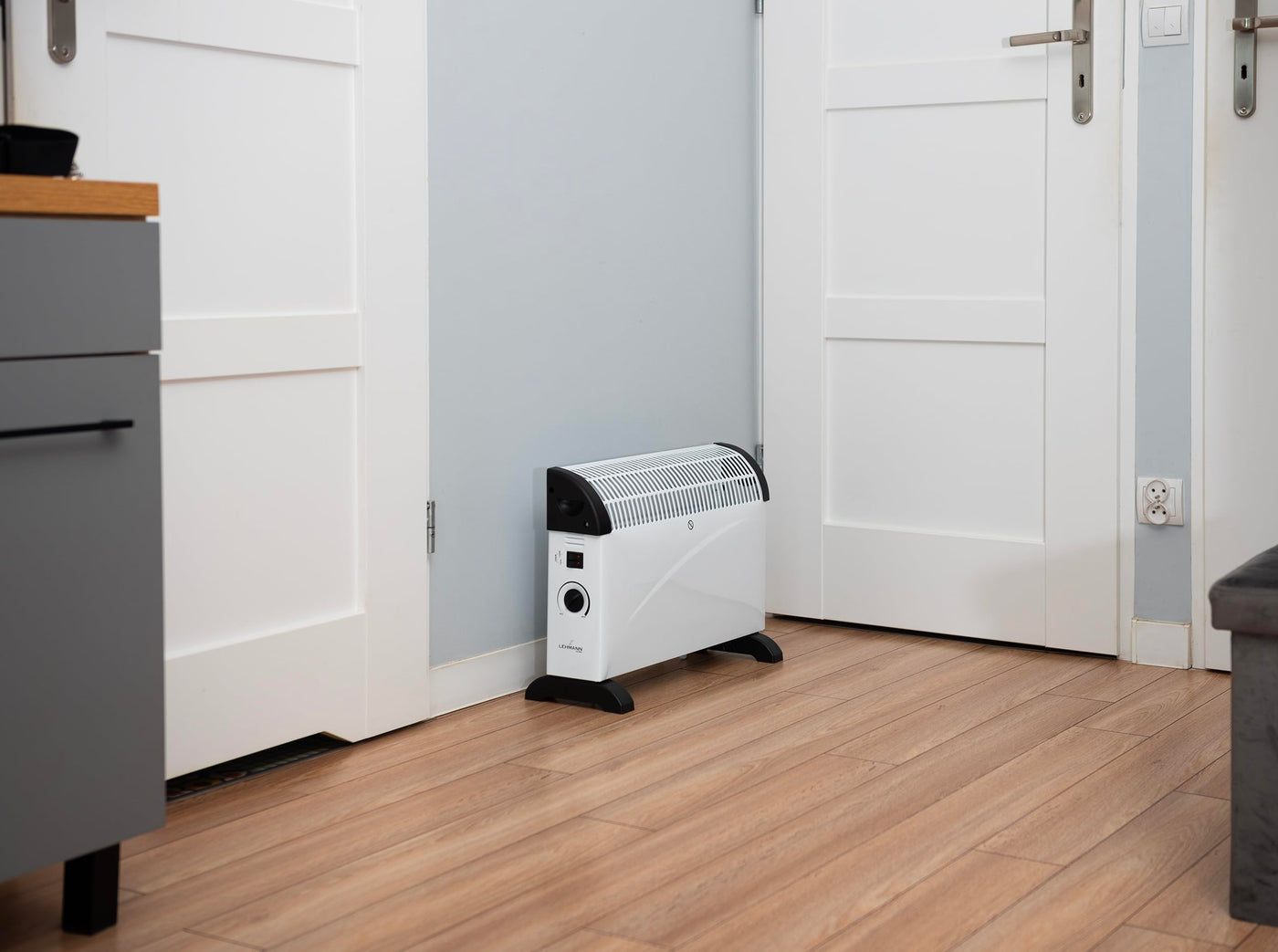 Lehmann LHOHC-2013A Konvektor elektrische Heizung | Heizkörper 750/1250 / 2000 Watt | Konvektorheizung mit Thermostat und Überhitzungsschutz | Elektroheizung Energiesparend für Schnelle Wärme