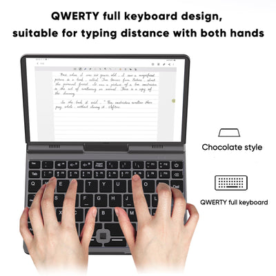 AdvanElink 8 Zoll Mini Laptop InteI N100, 12GB DDR5 1TB SSD, tragbarer Handheld-PC Win11 Pro, Touchscreen mit Stylus-Stift, WiFi6/Kamera/PD-Ladung