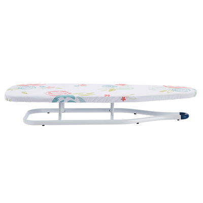 Amazon Basics – Tisch-Bügelbrett, 77 x 29 cm, Weiß, Geblümt