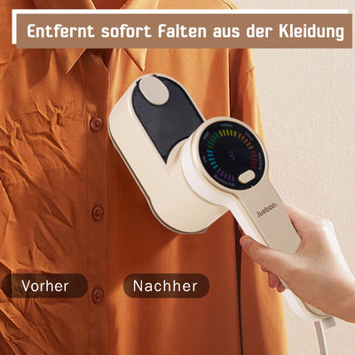 Mini Reise Dampfglätter Reisebügeleisen für Kleidung: 2-in-1 Steamer Dampfglätter - 1200W Tragbarer Reise Bügeln mit 120 ml Wassertank - Handheld Dampfbügeleisen mit 5 Dampfstufen für Zuhause Reisen