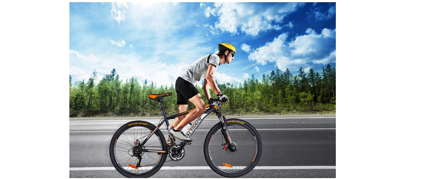 BDW Mountainbike 18 Gang Schaltung, Scheibenbremse 26 Zoll Reifen | 18 Zoll Rahmen MTB | Additive ! (Rot)