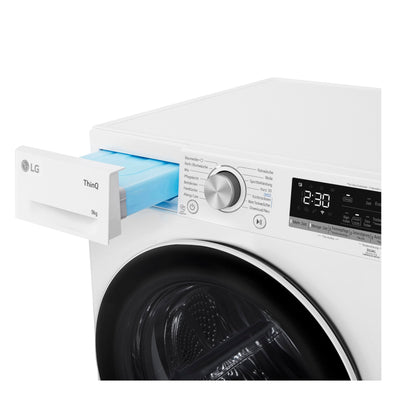 LG V9R09TC Wärmepumpen-Trockner 9 kg Kapazität, Sensor Dry, Allergy Care, Smart Diagnosis, Weiß