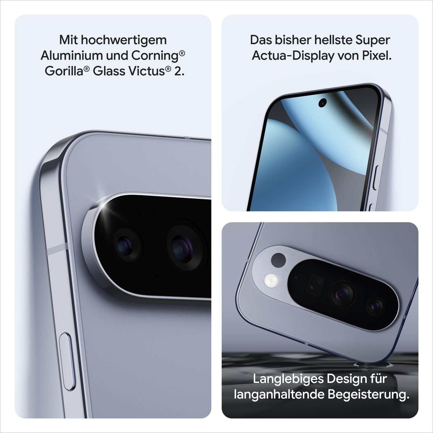 Google Pixel 10 Pro – Android-Smartphone ohne SIM-Lock, mit Gemini, Dreifach-Rückkamerasystem, mehr als 24 Stunden Akkulaufzeit und 6,3 Zoll großem Super Actua-Display – Obsidian, 1TB