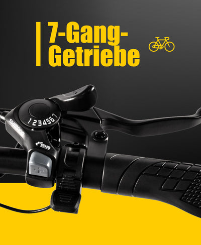 KAISDA E Bike Elektrofahrrad E-Bike mit 36V20.8Ah Abnehmbarer Akku,All-Terrain Ebike,mit 20 Zoll Fat Tire,7-Gang,LCD-Display Faltbares Elektrofahrrad für Lange Reichweite bis 90KM