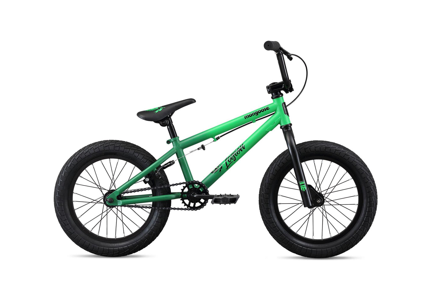 Mongoose Legion Freestyle Kids BMX Bike, Grün, 16-Inch Wheels