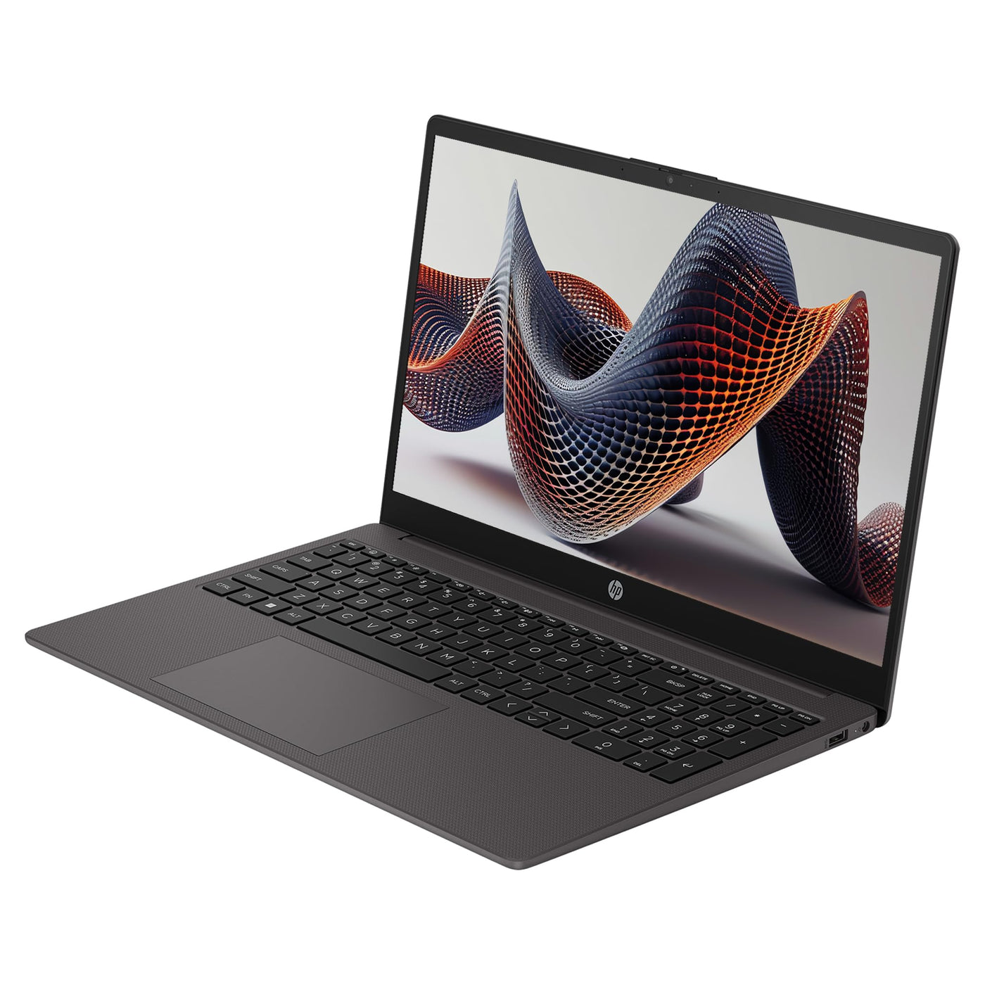 HP 255 G10 Business Laptop, AMD Ryzen 5 7530U, 32 GB DDR4 RAM, 2 TB PCIe SSD, 15.6" IPS FHD Display, AMD Radeon Graphics, QWERTZ Tastatur, Windows 11 Pro, Anthrazit