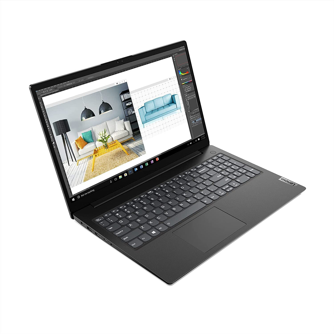 Lenovo V15 - 15,6" FHD - Celeron N4500 - 8GB RAM - 500GB SSD - USB 3 - Windows 11 Pro #mit Funkmaus +Notebooktasche