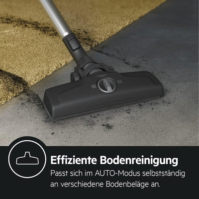 AEG CLEAN 6000 ÖKO AL61C2ÖKO Staubsauger beutellos / ETM Testsieger (SEHR GUT) / 60 % Recyclingmaterial / 550 W / Zusatzdüsen / Softräder / 74 dB(A) / 12m Aktionsradius / 1,6L Staubbehälter / Schwarz