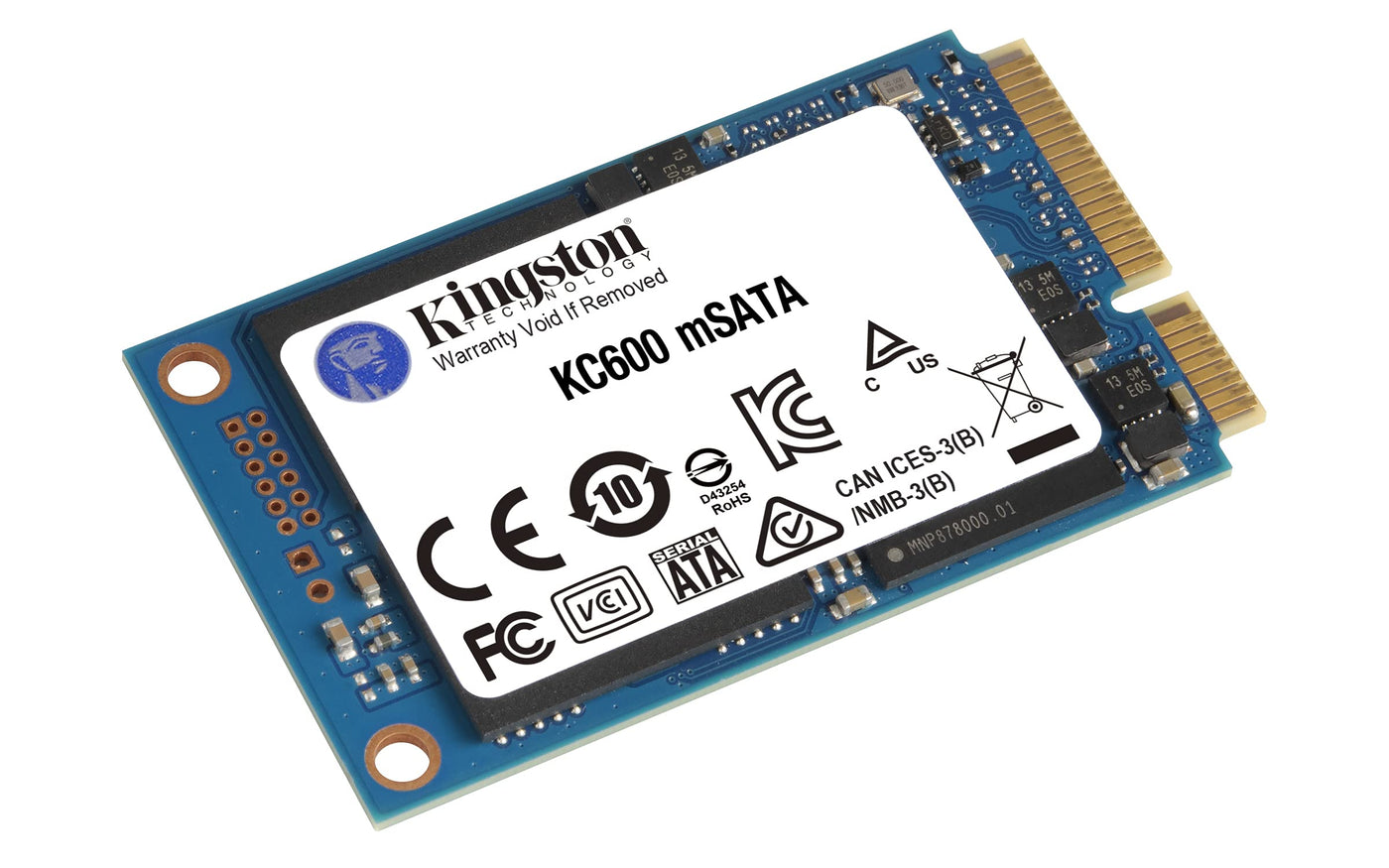 Kingston KC600 SSD 256GB SATA3 mSATA - SKC600MS/256G