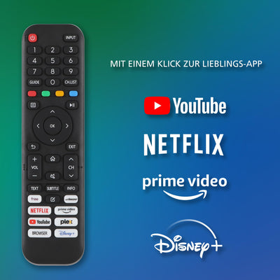 Telefunken Fernseher 43 Zoll Smart TV VIDAA D43U790B2CW 4K Fernseher UHD, HDR TV mit Dolby Vision, Triple-Tuner und 6 Monate HD+ inkl., LED TV schwarz