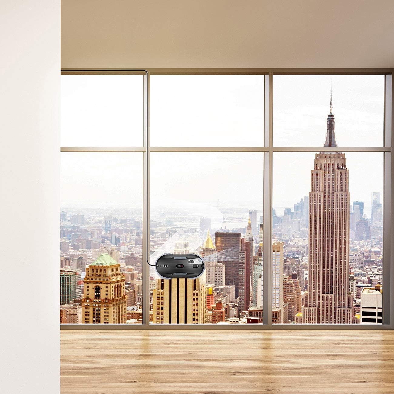 Sichler Exclusive Fenstersaugroboter: HOBOT-388 Profi-Fensterputz-Roboter, Sprüh-Funktion, App (Fensterputzautomat, Profi-Fensterputzroboter, Elektrischer Fensterreiniger)