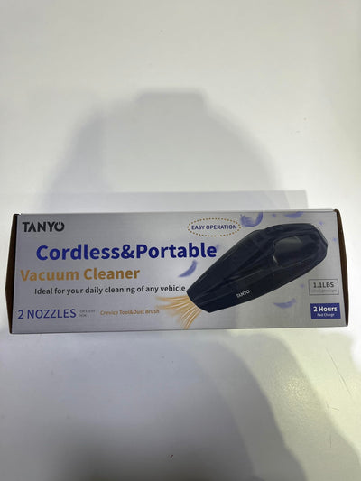 TANYO Handstaubsauger Akku, 12000Pa Handstaubsauger Kabellos 2000mAh Batterien Autostaubsauger Stark mit Waschbar HEPA Filter, Mini Staubsauger für Auto, Küche, Haus, Tierhaare Eisenhaltig