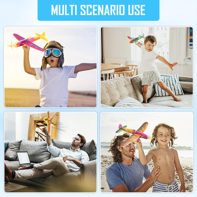 12x Styroporflieger,Styroporflieger Styropor, Gleiter Flieger,Styropor-Flieger,ideal als Mitgebse,Gleitflugzeuge für Kinder für Mitgebsel Überraschung