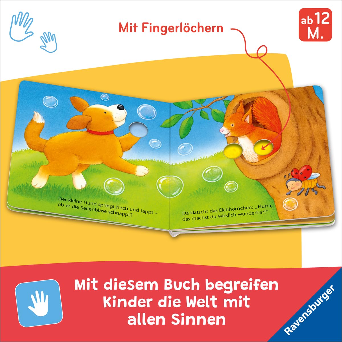 ministeps: Lustige Kribbel-Krabbel Tiere: Mein erstes Fingerspielbuch. Ab 12 Monaten.