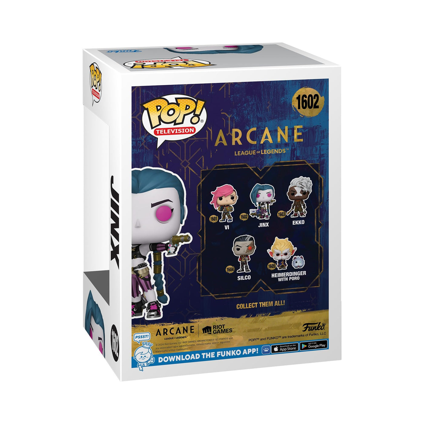 Funko Pop! TV: Arcane LOL - Jinx - Arcane: League of Legends - Vinyl-Sammelfigur - Geschenkidee - Offizielle Handelswaren - Spielzeug Für Kinder und Erwachsene - TV Fans - Modellfigur Für Sammler