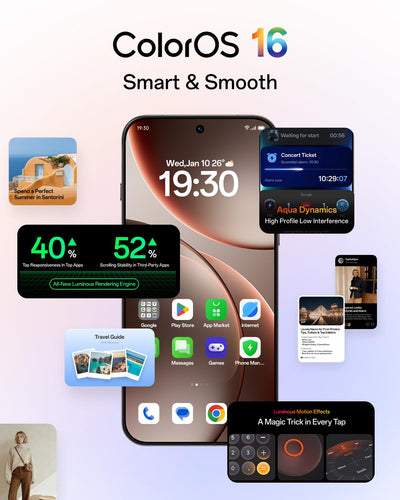 OPPO Find X9 Pro 5G 16+512GB, AI Unlocked Smartphone, 6,78" 120Hz ProXDR Display, 200MP Hasselblad-Kamera, 4K Motion, 7500 mAh Akku, IP69, Silk White (inkl. 80W SUPERVOOC Ladegerät und Enco Air4)