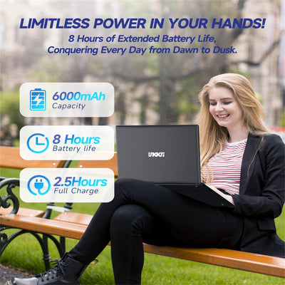 IJKKJI 17 Zoll Laptop, 8 GB RAM 256 GB SSD Laptop mit Celeron Quad Core N5095 (bis zu 2,9 GHz), deutsche Tastatur, IPS FHD-Display, Webcam, Dual-WLAN, Bluetooth 4.2, HDMI, USB 3.0, Typ-C