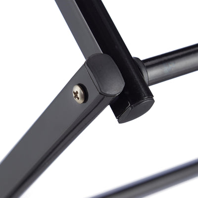 Relaxdays Wäscheständer klappbar, 11 Stangen auf 6 Ebenen, HBT: 105x73x37 cm, ausziehbarer Wäscheturm, Metall, schwarz