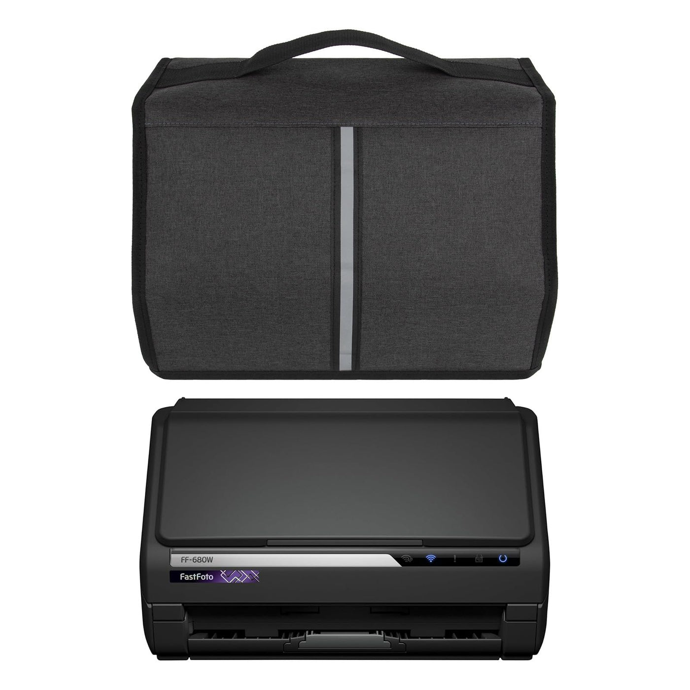 Kingshion Scanner-Staubschutz kompatibel mit Epson FastFoto FF-680W / DS-530 / DS-770 / DS-870 / DS-970 / ES-400W / ES-500W Scanner-Schutz Wireless High-Speed Foto- und Dokumentenscansystem