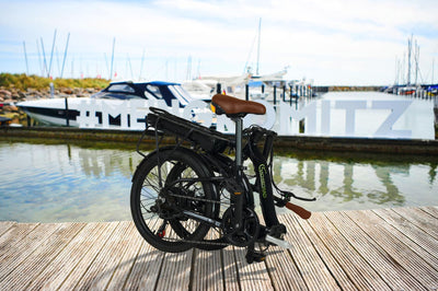 SachsenRAD E-Folding Bike F2 Farmers 20 Zoll elektrisches Fahrrad Faltbar, 470 Wh Akku bis 130 km Distanz,Damen Herren Elektrofahrrad Ebike mit StVZO-Zulassung