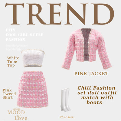 Miunana 15 Fashion Puppen Kleidung Chic Anzüge Party Kleid Pailletten Outfits Stilvolles Kleider mit 6 Paar Schuhe 3 Zubehör für 11.5 Zoll Mädchen Puppen