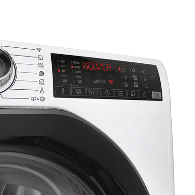 Hoover H-WASH&DRY 350 H3DPS4966TAMB6-S Waschtrockner/Energieeffizienzklasse D/A/Füllmenge Waschen 9 kg/Trocknen 6 kg/Active Steam Dampffunktion/Inverter Motor/WiFi & Bluetooth