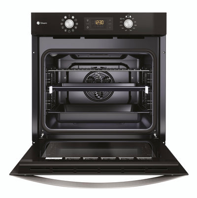 Privileg PBWK3 JH8S BLG Einbau-Backofen mit Hydrolyse und Dampffunktionen/ 71 l/Hydrolyse/CLICK und CLEAN/Multi-Level-Kochen/Pizzafunktion/Freasy Cook