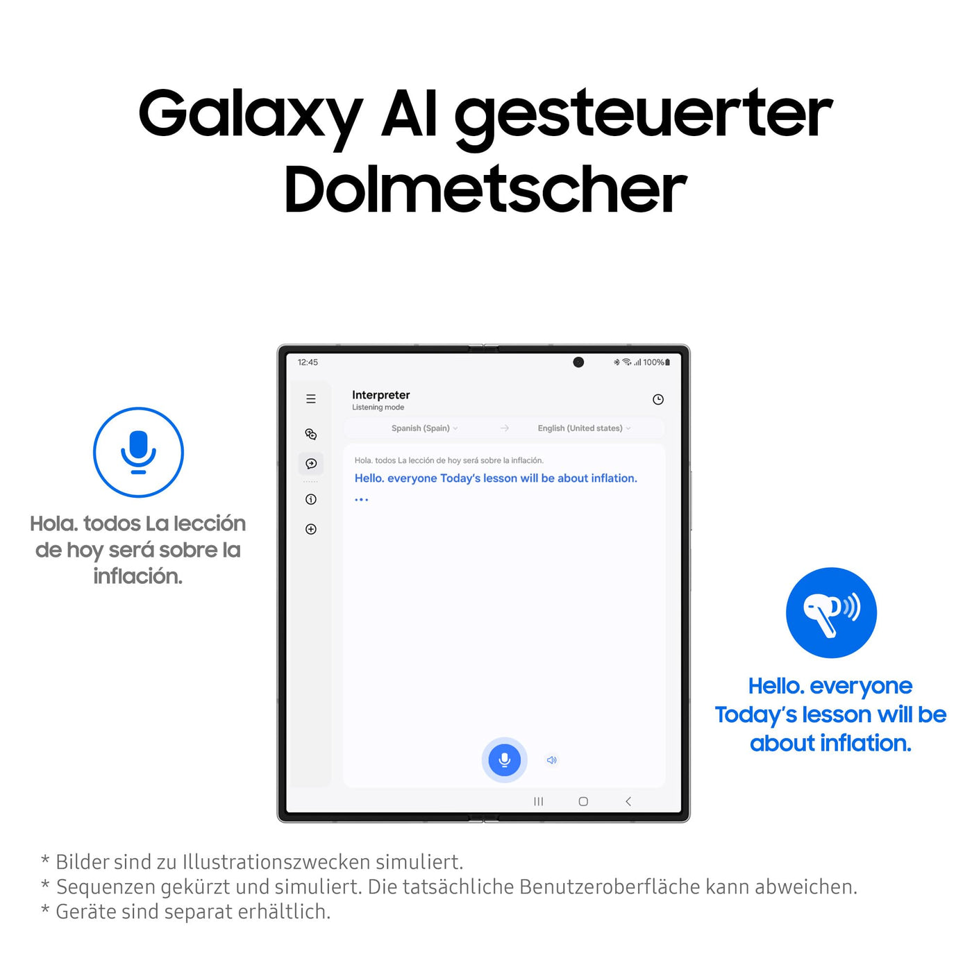 Samsung Galaxy Buds3 Pro Kabellose Bluetooth-Kopfhörer, Active Noise Cancelling (ANC), Adaptive Geräuschunterdrückung, 360 Audio, In-Ear-Kopfhörer mit Hi-Fi-Sound, Silver, Inkl. Anymode Clear Cover