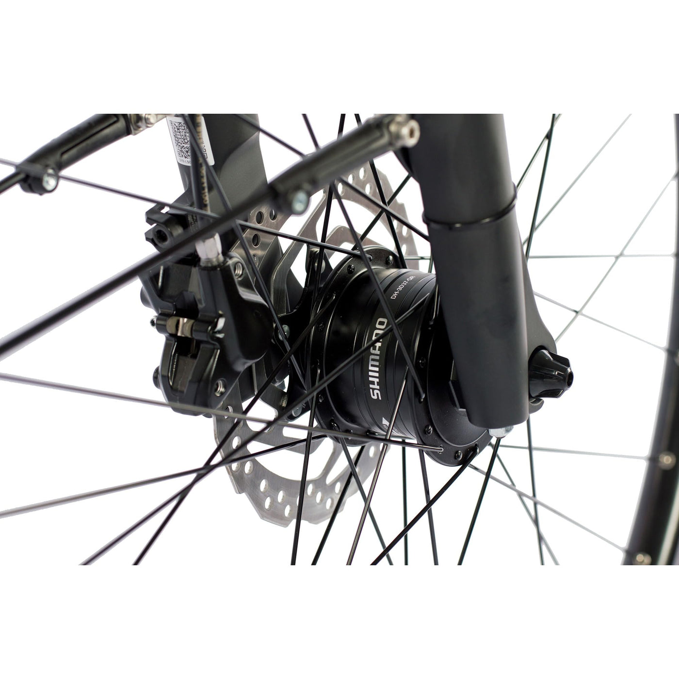 Airtracks Damen Trekking Fahrrad 28 Zoll Trekkingbike TR.2830 Trekkingrad Bike City 24 Gang Shimano ALIVIO RD-M3100 SGS Kettenschaltung Nabendynamo Schwarz Matt - Damen 48cm Körpergröße 155-170cm