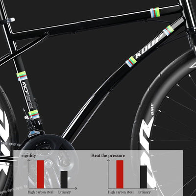 Rennrad Mountainbike 7 Gang 24 Gang Leichtes Studentenpendel Jugendlenkerrennen C,24-Speed