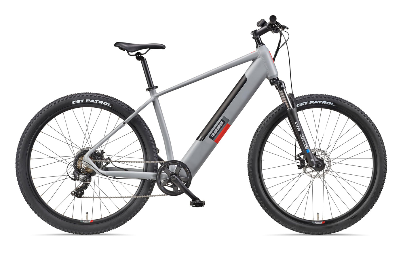 TELEFUNKEN MTB E-Bike Herren 29 Zoll, Elektrofahrrad Hinterradmotor, 7-Gang Kettenschaltung, Scheibenbremsen - Pedelec Mountainbike