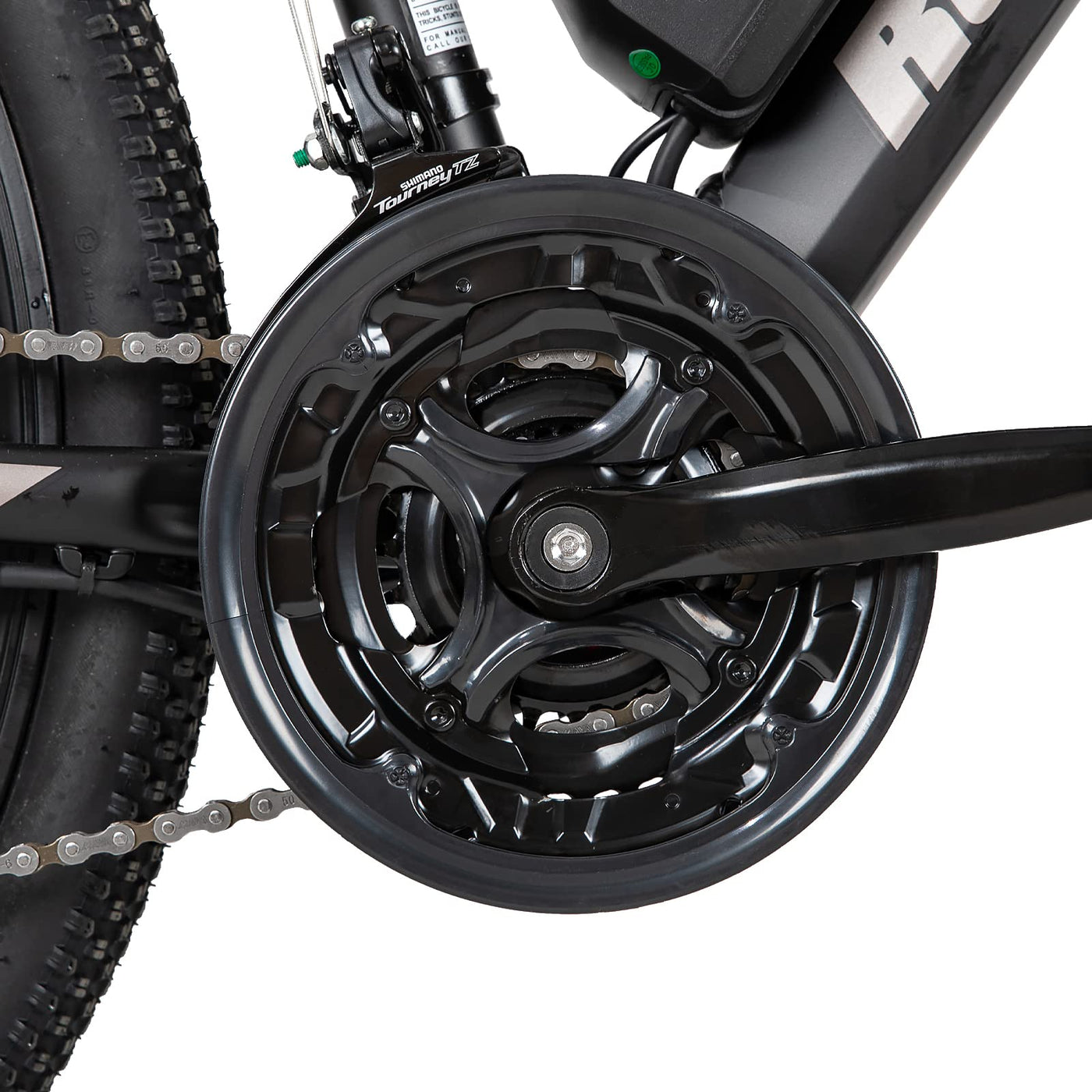 Hiland 29 Zoll Elektrofahrrad, 21 Gang Aluminium Elektro-Mountainbike, 250 Watt Scheibenbremse Elektrofahrrad für Erwachsene, Unisex mit 36V 10.4Ah Akku schwarz