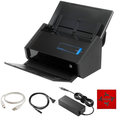 Gedikum Fujitsu IX500 ScanSnap USB High-Speed Cloud-fähiger Scanner für Dokumente, Fotos und Belege für Mac & PC – 1 Jahr Garantie – ADF mit Duplex-Scan-(Generalüberholt)