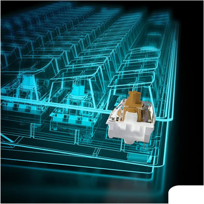 Sharkoon, usb, Skiller SGK50 S4 wh Kailh Brown, Gaming-Tastatur, weiß