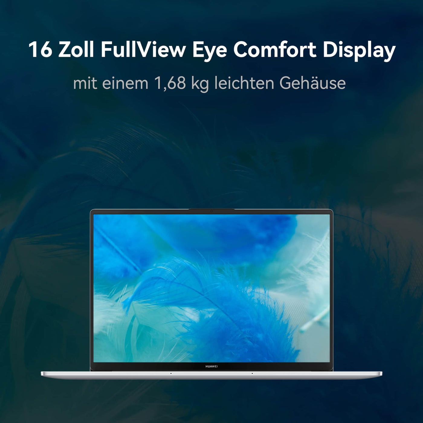 HUAWEI MateBook D 16 2024, 12th Gen Intel Core i5, 16GB RAM, 512GB SSD, 16 Zoll FullView Display, 1,68 kg leichten Gehäuse, Windows 11 Home, Space Gray, Deutsche Version