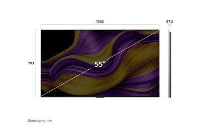 LG OLED55G57LW TV 55 Zoll (139 cm) 4K OLED evo AI TV (α11 Gen2 4K AI Prozessor, webOS 25, 120Hz (VRR bis zu 165Hz)) [Modelljahr 2025]